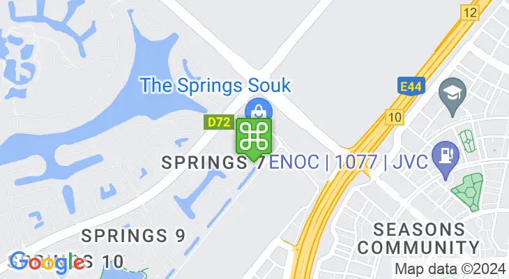 Map showing location of Reel Cinemas The Springs Souk