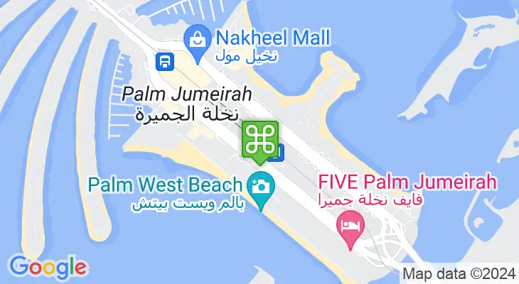 Map showing location of Al Ittihad Park