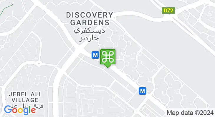 Map showing location of Discovery Gardens Pavilion