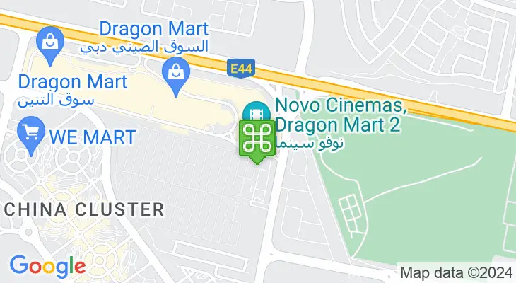 Map showing location of Novo Cinemas Dragon Mart 2