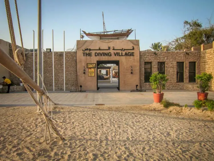 Entrance to the Diving Village