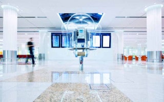 Public telephone at Dubai International Airport
