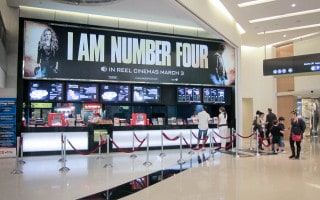 The ticket office at the Reel Cinemas at Dubai Marina Mall