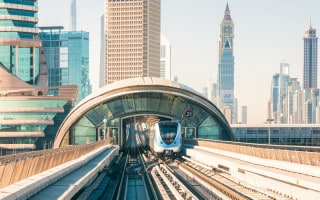 Al Jafiliya Metro Station, Dubai