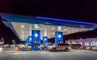 ADNOC Petrol Station in Dubai, UAE
