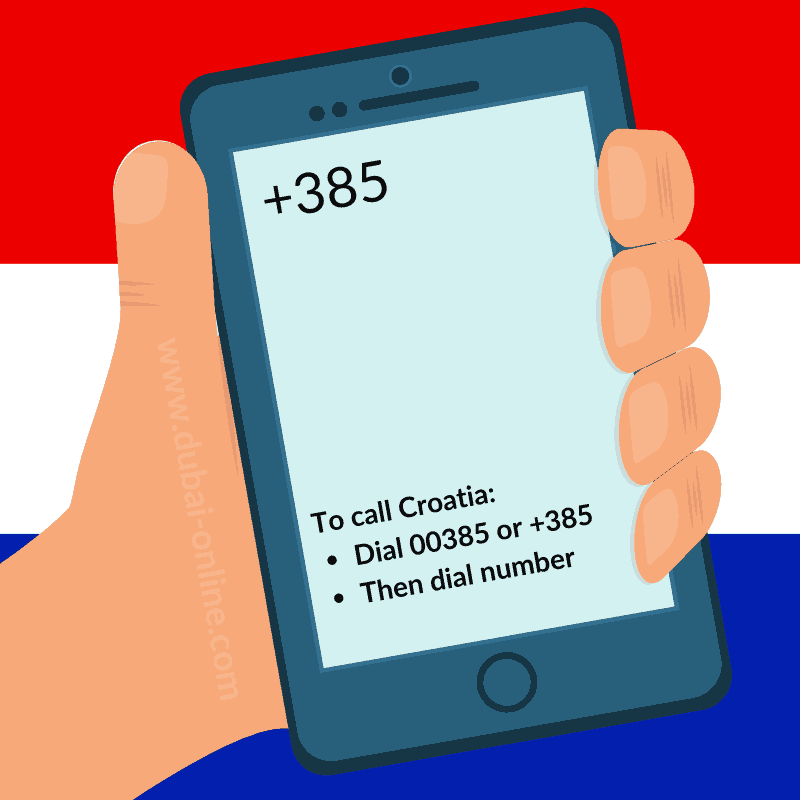 00385 +385 Croatia Country Code