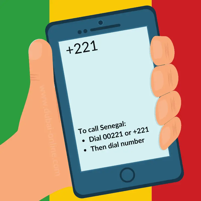 00221 +221 Senegal Country Code