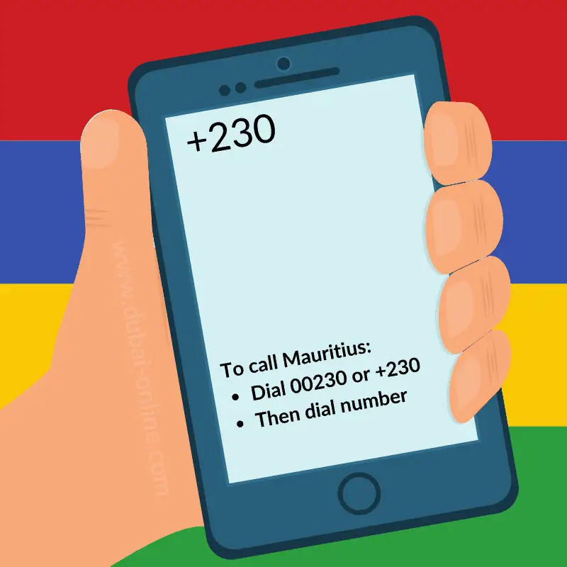 00230 +230 Mauritius Country Code
