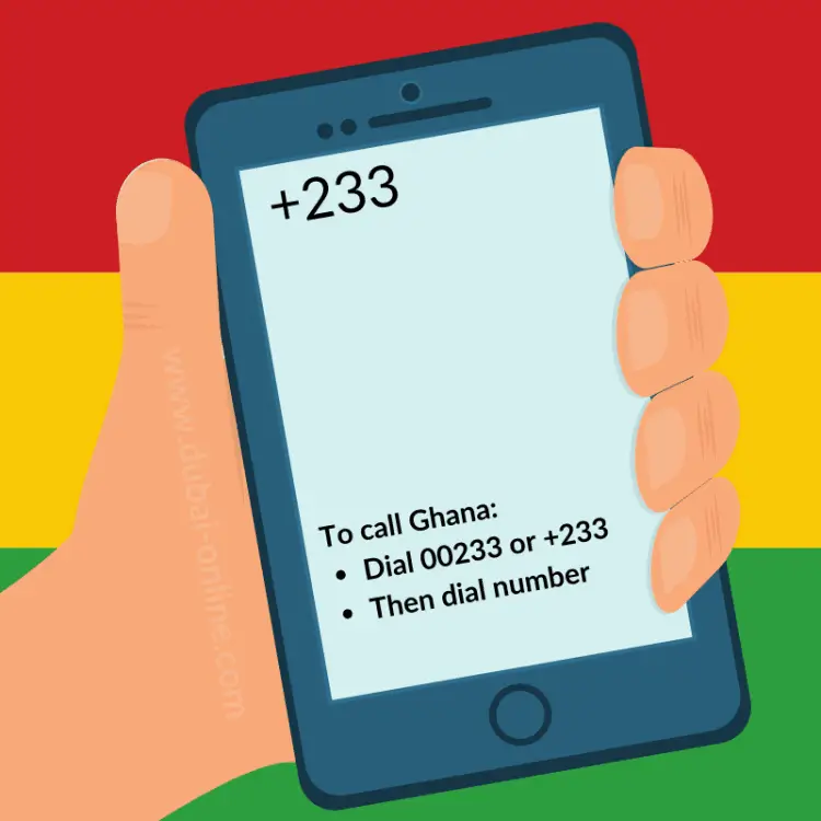 00233 +233 Ghana Country Code