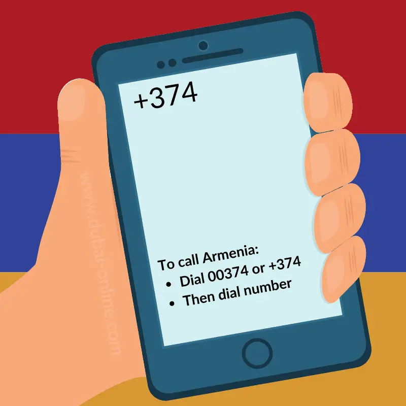 00374 +374 Armenia Country Code