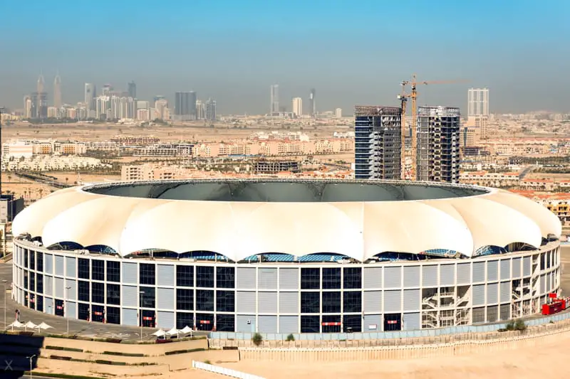 Dubai International Stadium at Dubai Sports City - Dubai Cricket Stadium