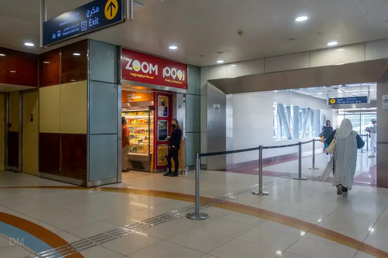 Zoom convenience store at Stadium Metro Station, Dubai