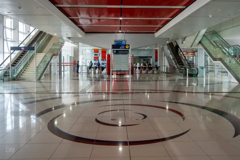 Concourse at Etisalat Metro Station