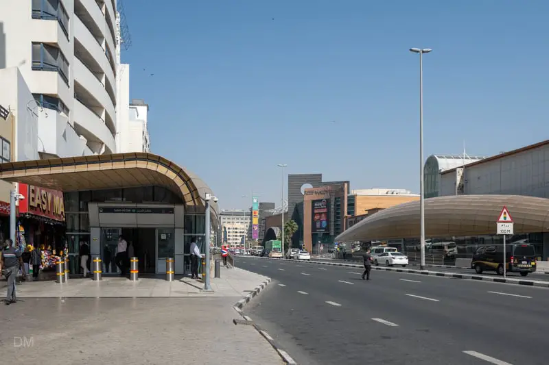 Salah Al Din Street - View of Salah Al Din Metro Station and the Reef Mall