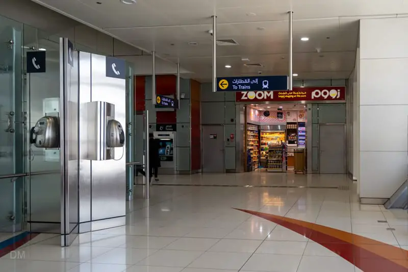 Zoom convenience store at Etisalat Metro Station in Dubai