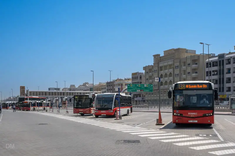 Buses at Gold Souq Bus Station