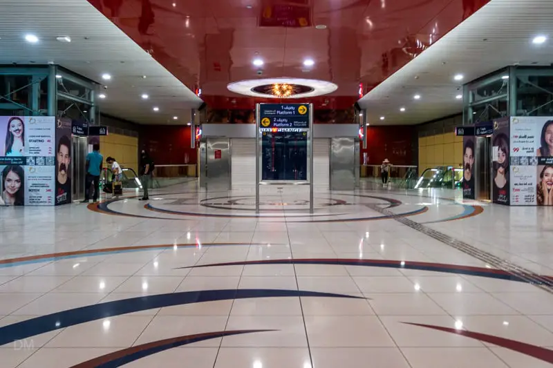 Concourse at Al Rigga Metro Station