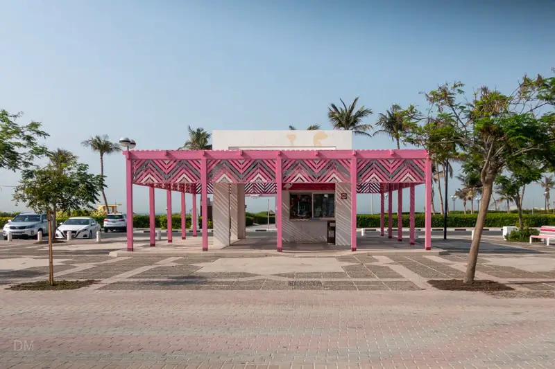 Kiosk near Flamingo Beach