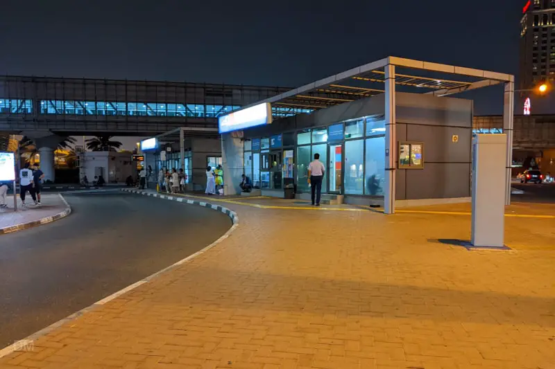 Ticket office at Mall of the Emirates Bus Station, Dubai