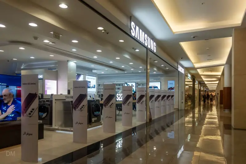 Samsung store at BurJuman, Dubai