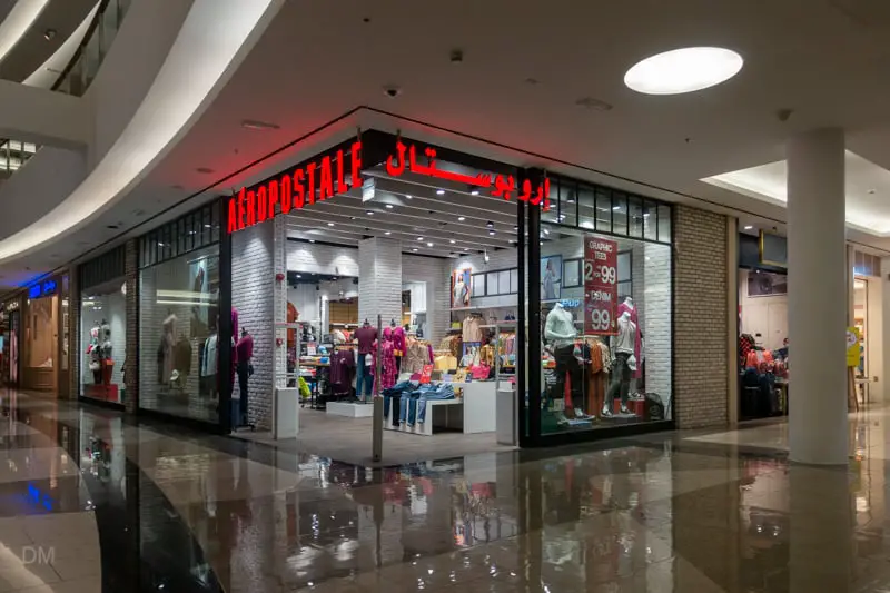 Aeropostale store at BurJuman in Dubai