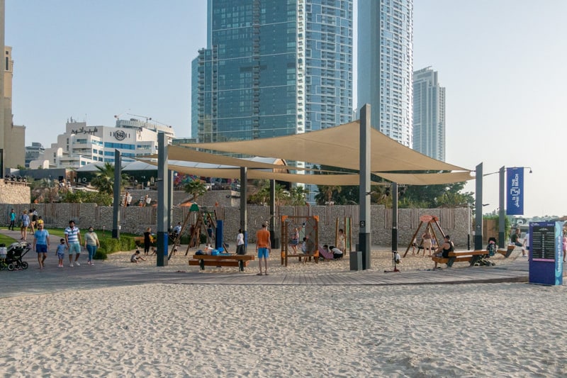 Children's playground at The Beach, Dubai