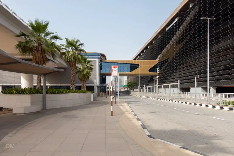 Car park at Jabal Ali Metro Station
