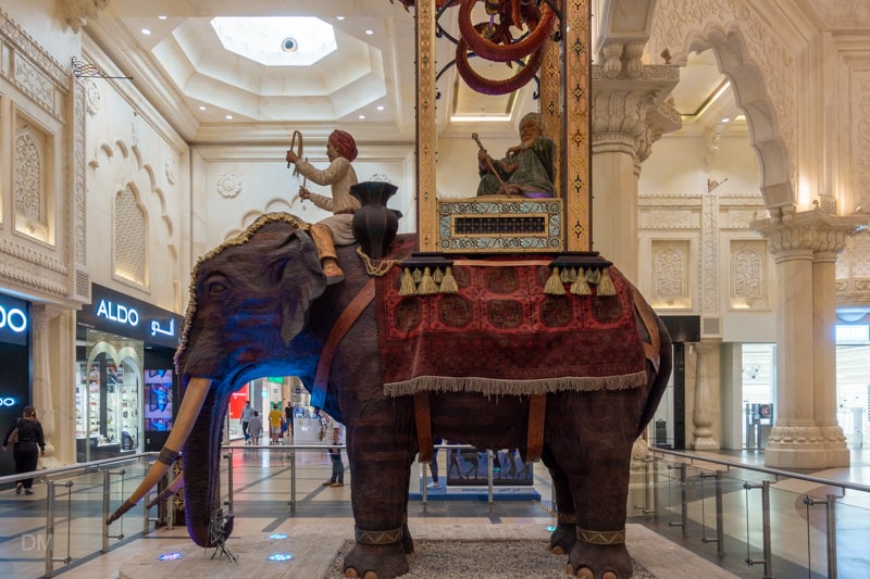 Elephant Clock, Ibn Battuta Mall, Dubai