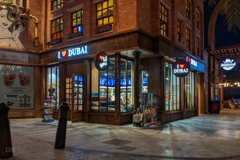 I Love Dubai souvenir and gift shop at La Mer