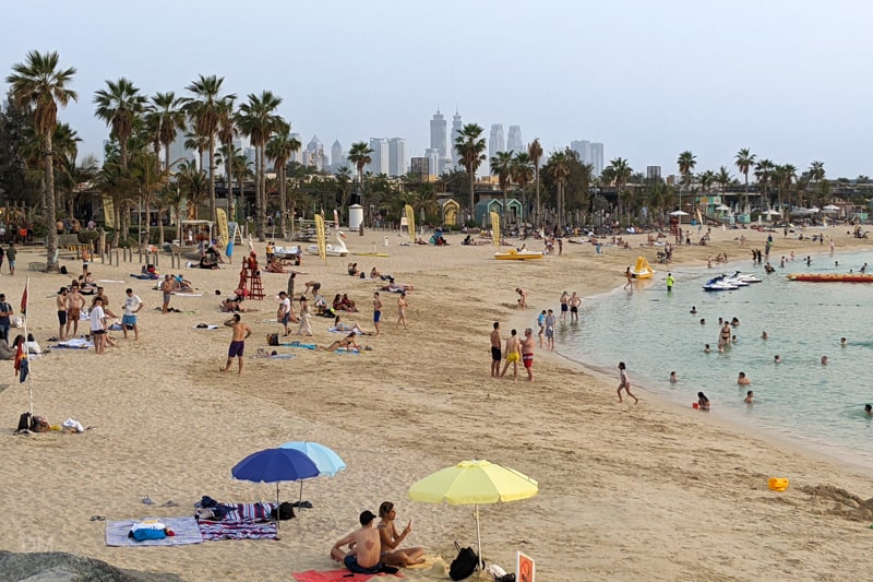 Beach at La Mer South, Dubai