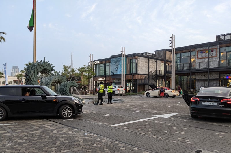 Taxi rank at La Mer