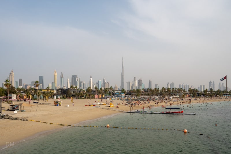 Beach at La Mer North, Dubai