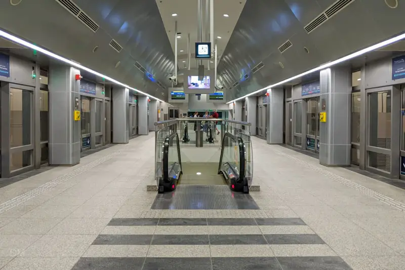 Platform at Nakheel Mall Station