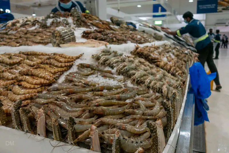 Seafood at Waterfront Market, Dubai